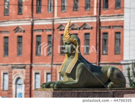 Sphinx of Egyptian bridge, Saint Petersburg 44798395