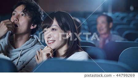 Spectators watching 3D movies 44799269