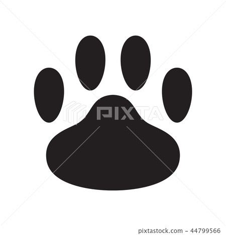 dog paw vector icon logo bear cartoon illustration dog paw vector icon logo bear cartoon illustration 44799566