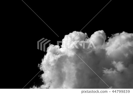 Clouds over black. 44799839
