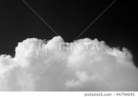 Clouds over black. 44799840