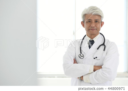 Doctor men gray hair Doctor men gray hair 44800971