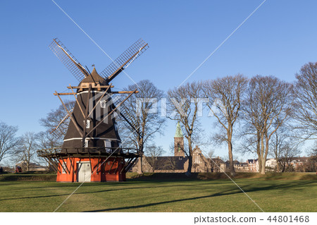 Windmill in Kastellet fortress in Copenhagen 44801468
