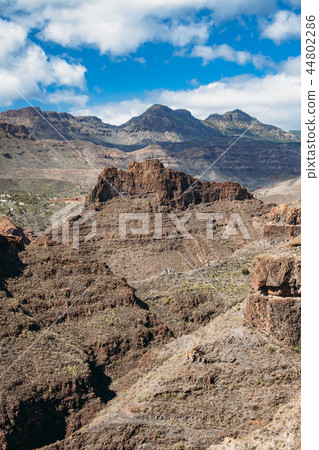 Scenic mountain range landscape Scenic mountain range landscape 44802286