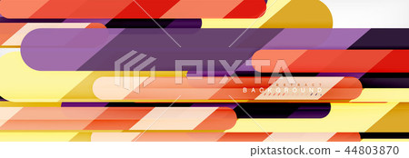 Abstract colorful lines, modern geometric background design 44803870