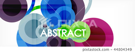 Circle composition abstract background Circle composition abstract background 44804349