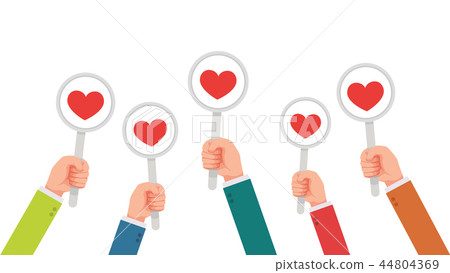 hands of businessman with heart sign feedback hands of businessman with heart sign feedback 44804369
