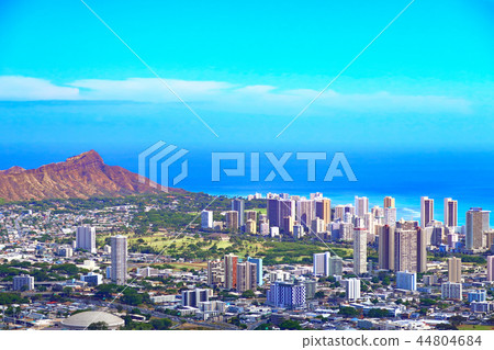 The streets of Honolulu The streets of Honolulu 44804684