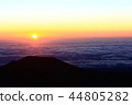 日出在冒納凱阿火山，夏威夷頂部 44805282