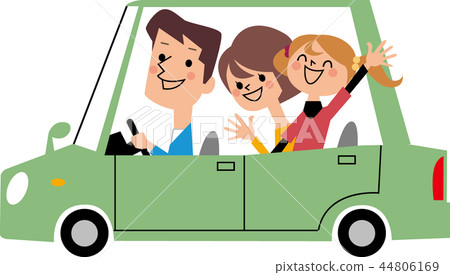 Family Drive - Stock Illustration [44806169] - Pixta