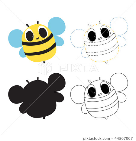 worksheet vector design for kid 44807007