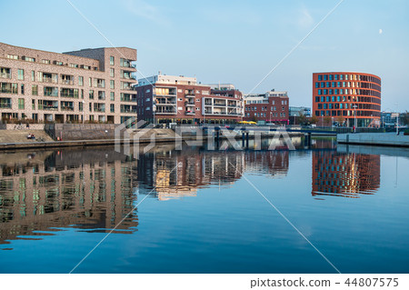 Modern buildings in the city Rostock, Germany Modern buildings in the city Rostock, Germany 44807575