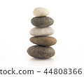 Group of stone isolated on white background. 44808366