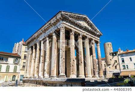 Temple of Augustus and Livia in Vienne, France Temple of Augustus and Livia in Vienne, France 44808395
