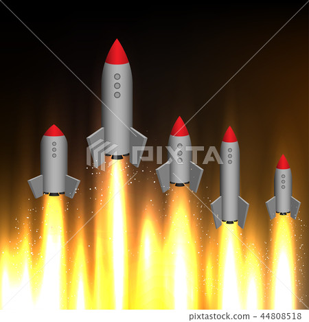 many rockets go up many rockets go up 44808518