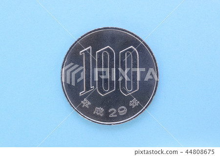 100 yen coin 100 yen coin 44808675