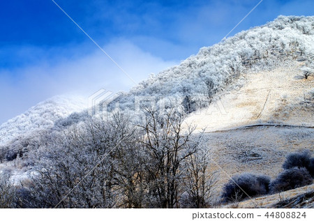 Snowy Mount Beshtau 44808824