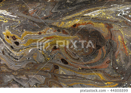 Marble abstract acrylic background. Nature marbling artwork texture. 44808899