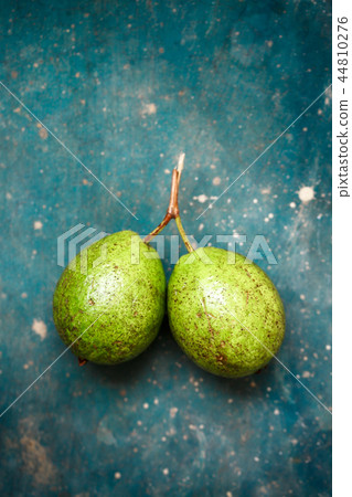 Tropical fruit of wood apple 44810276