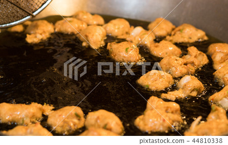 Fried Squid-Cake Is snacks, that brought the fish  44810338