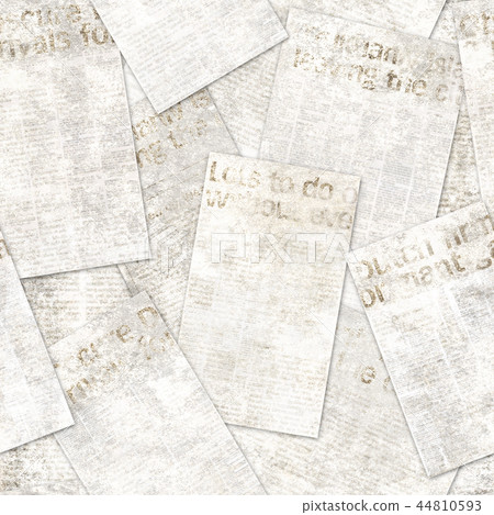 Newspaper old vintage grunge seamless pattern Newspaper old vintage grunge seamless pattern 44810593