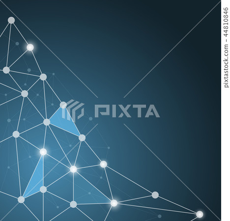 Technology line dot network connect, digital 44810846