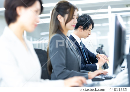 Businessman, Businesswoman, Office 44811885