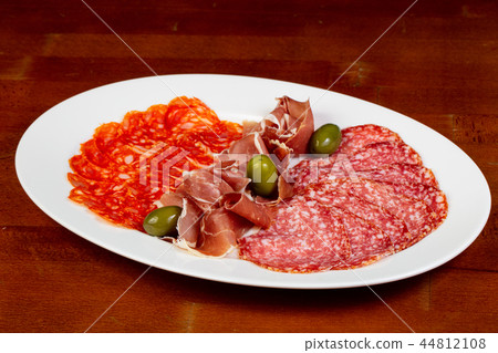 Italian sausages plate Italian sausages plate 44812108