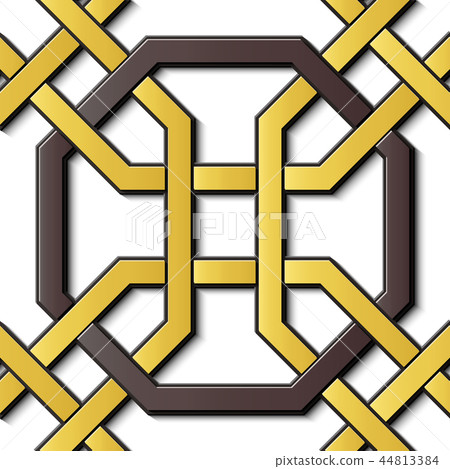 Seamless relief sculpture decoration pattern Seamless relief sculpture decoration pattern 44813384