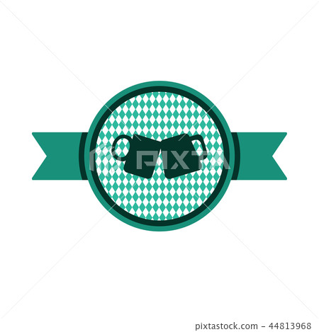 Oktoberfest simple ribbon with beer mug Oktoberfest simple ribbon with beer mug 44813968