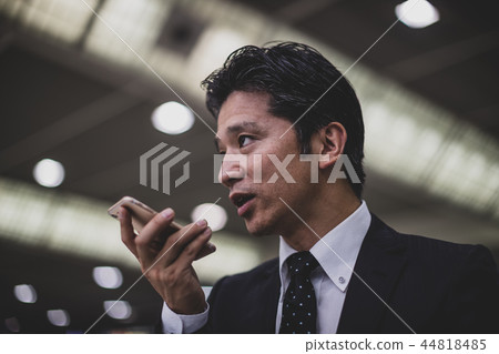 smartphone, sumaho, business man 44818485