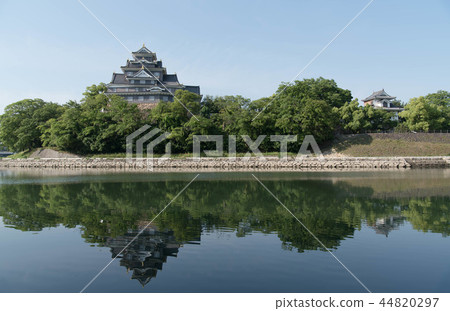 图库照片 冈山城 城堡 城堡塔楼