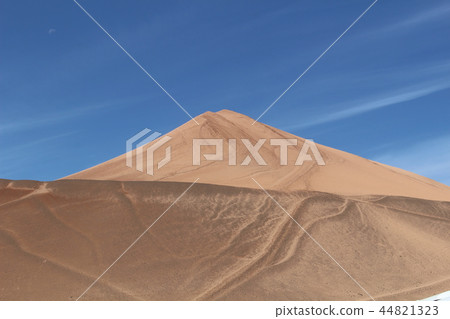 吐魯番富士山在絲綢之路綠洲中國 44821323