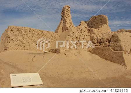 Gwangchang Fortress World Heritage Silk Road Turpan Xinjiang China 44821325