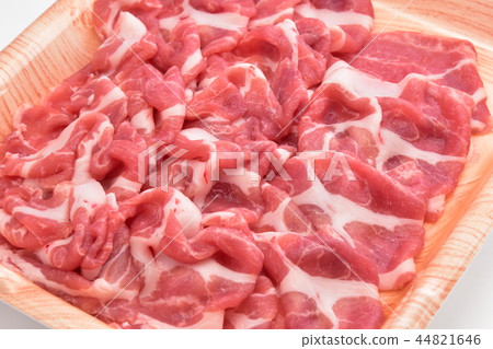 Kagoshima black pig shoulder loin for shabu-shabu 44821646