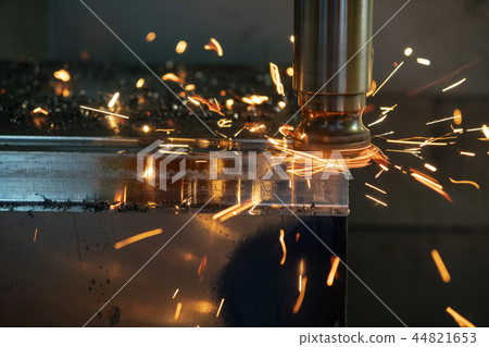 The CNC milling machine . The CNC milling machine . 44821653