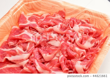 Kagoshima black pig shoulder loin for shabu-shabu 44821661