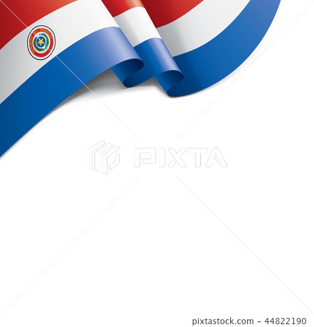 Paraguay flag, vector illustration on a white background 44822190