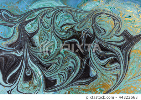 Marble abstract acrylic background. Blue marbling artwork texture. Marble abstract acrylic background. Blue marbling artwork texture. 44822668