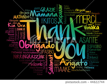 Thank You Word Cloud background Thank You Word Cloud background 44822744