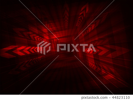 Abstract dark red background with arrows, explosion effect. Abstract dark red background with arrows, explosion effect. 44823110