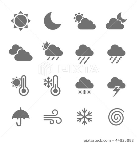 天氣圖標 44823898