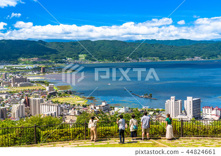 << Nagano Prefecture >> From Lake Suwa, Tateishi Park 44824661