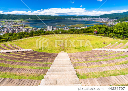 << Nagano Prefecture >> From Lake Suwa, Tateishi Park 44824707