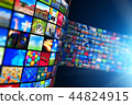 Streaming media technology and multimedia concept Streaming media technology and multimedia concept 44824915