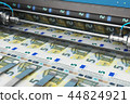 Printing 5 Euro money banknotes Printing 5 Euro money banknotes 44824921