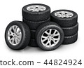 Set of car wheels Set of car wheels 44824924