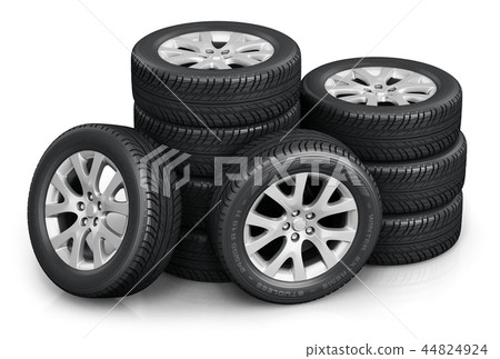 Set of car wheels Set of car wheels 44824924