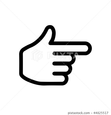 Finger pointer next icon 44825517