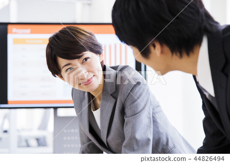 Business meeting team woman office businessman Business meeting team woman office businessman 44826494